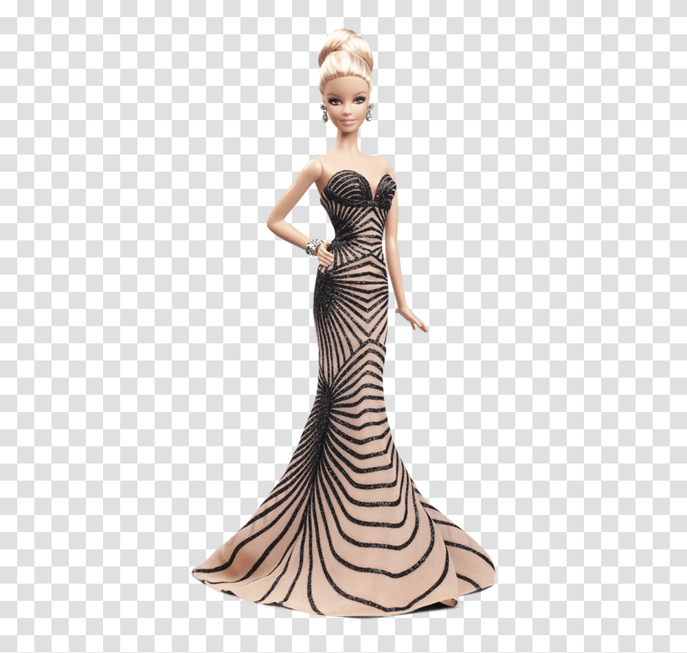 Silkstone Barbie Inside The Fashion Doll Studio, Apparel, Evening Dress, Robe Transparent Png