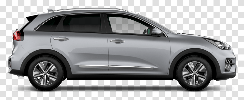 Silky Silver New Kia Niro Plug In Hybrid Chevy Spark Side View, Sedan, Car, Vehicle, Transportation Transparent Png