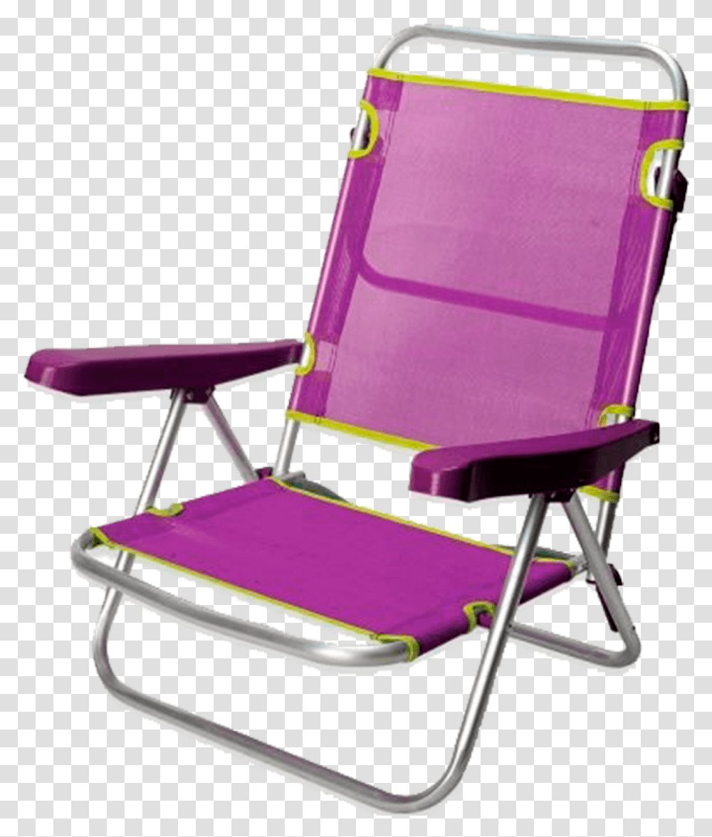 Silla Con Brazos De Playa Pop De Aluminio, Furniture, Chair, Rocking Chair, Canvas Transparent Png