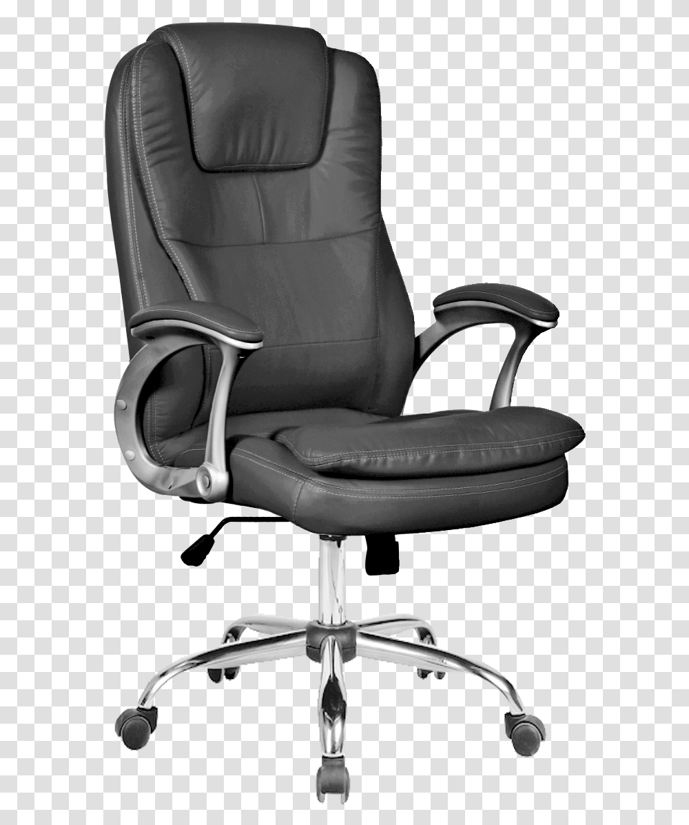 Silla De Oficina Modern Executive Chairs, Furniture, Armchair, Cushion Transparent Png