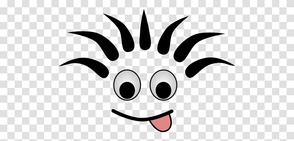 Silly Face Clip Art, Stencil, Sea Life, Animal, Crowd Transparent Png