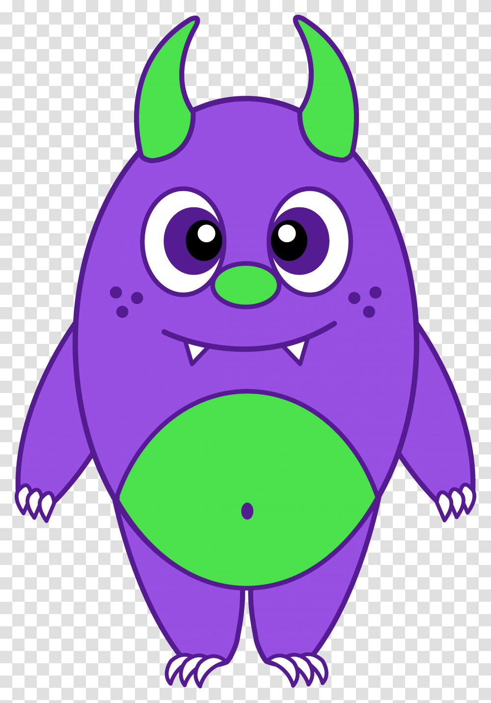 Silly Little Purple Monster, Egg, Food Transparent Png