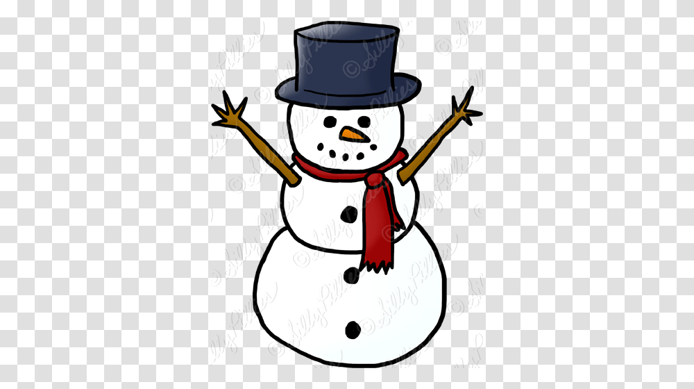 Silly Pillies Illustrations Clipping In A Winter Wonderland, Nature, Outdoors, Snow, Snowman Transparent Png
