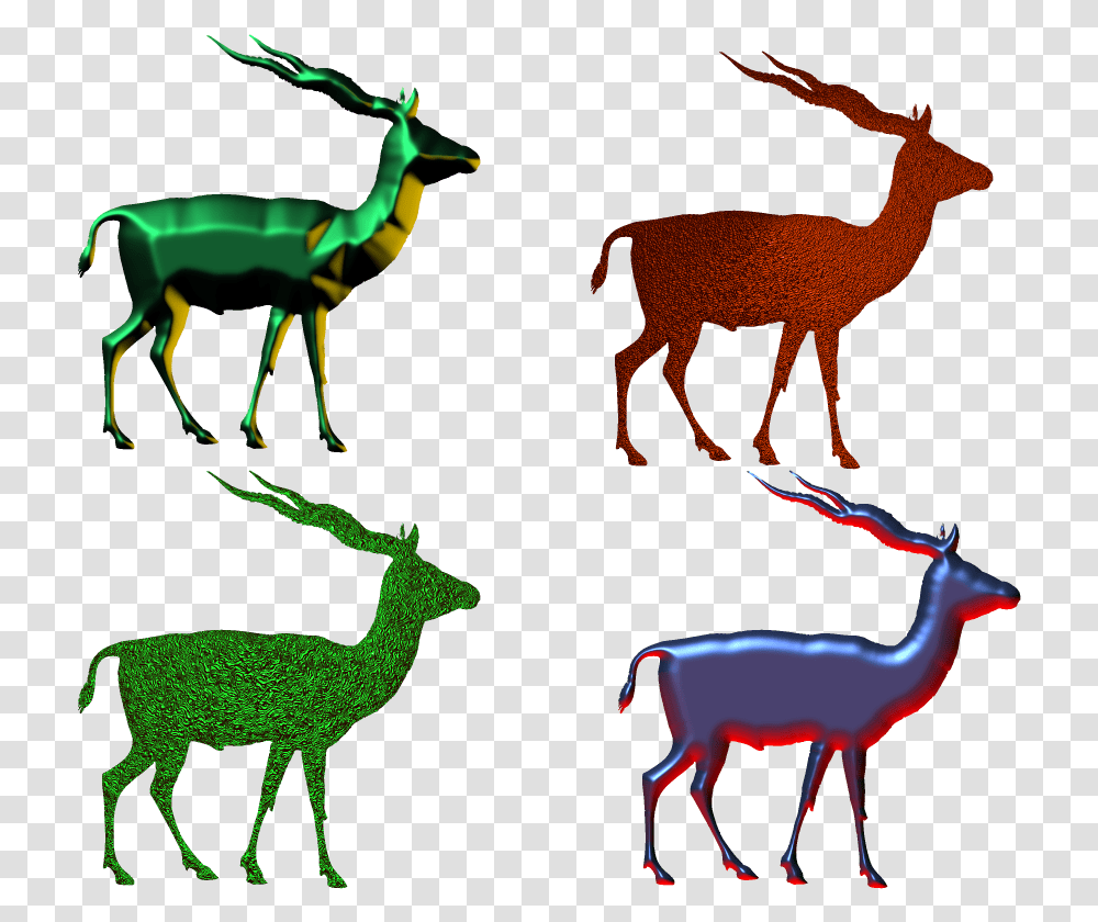 Silueta De Antilope, Wildlife, Animal, Deer, Mammal Transparent Png