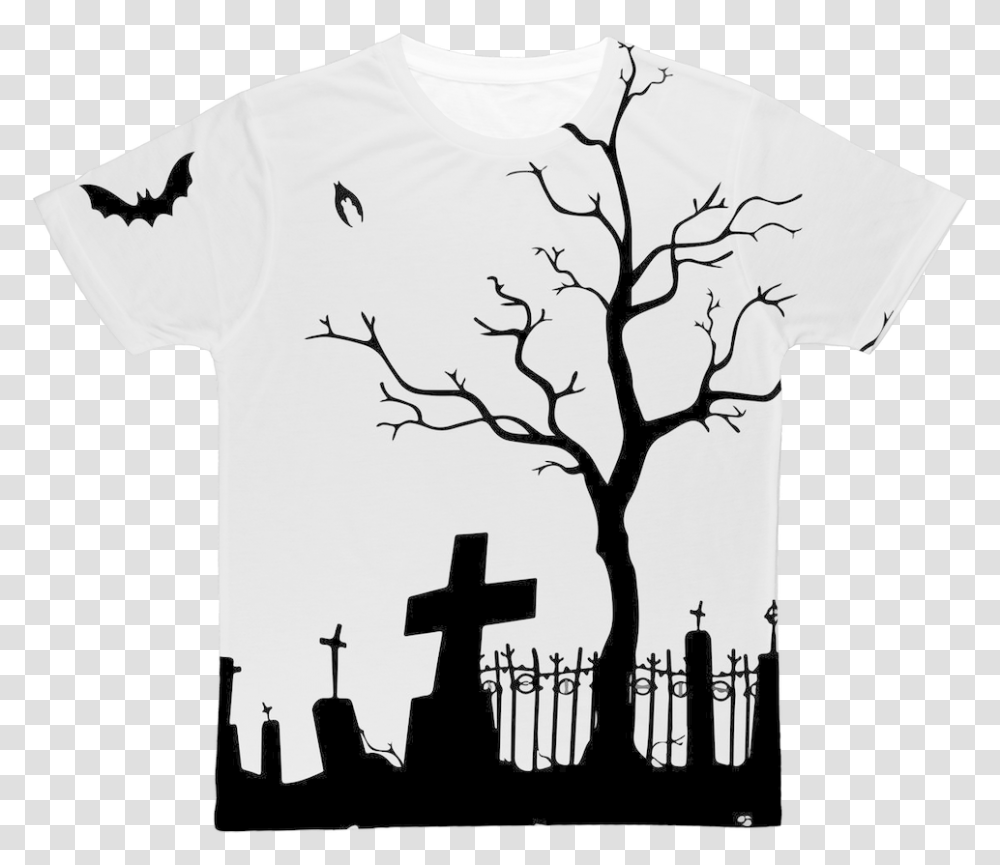 Silueta De Cementerio, Cross, Apparel Transparent Png