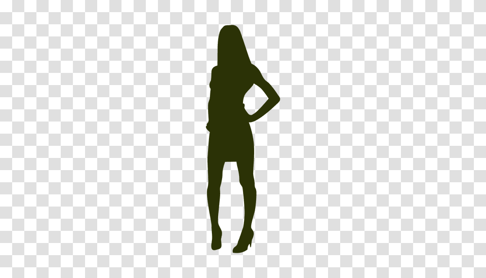 Silueta De La Moda De La Mujer, Silhouette, Standing, Person, Sleeve Transparent Png