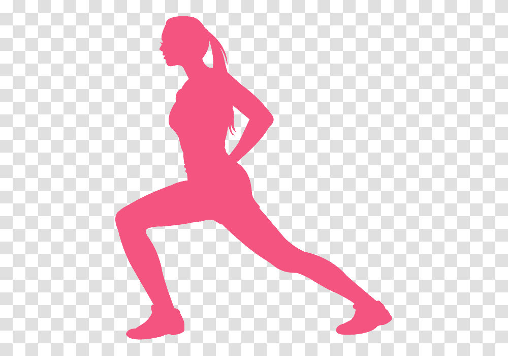 Silueta De Mujer Haciendo Ejercicio, Person, Fitness, Working Out, Sport Transparent Png