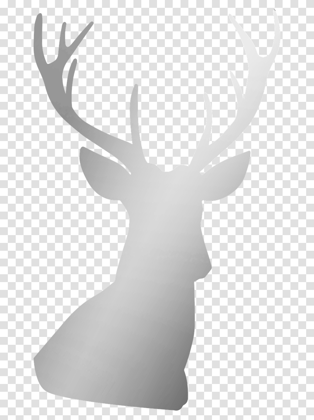 Silueta De Venado, Mammal, Animal, Deer, Wildlife Transparent Png