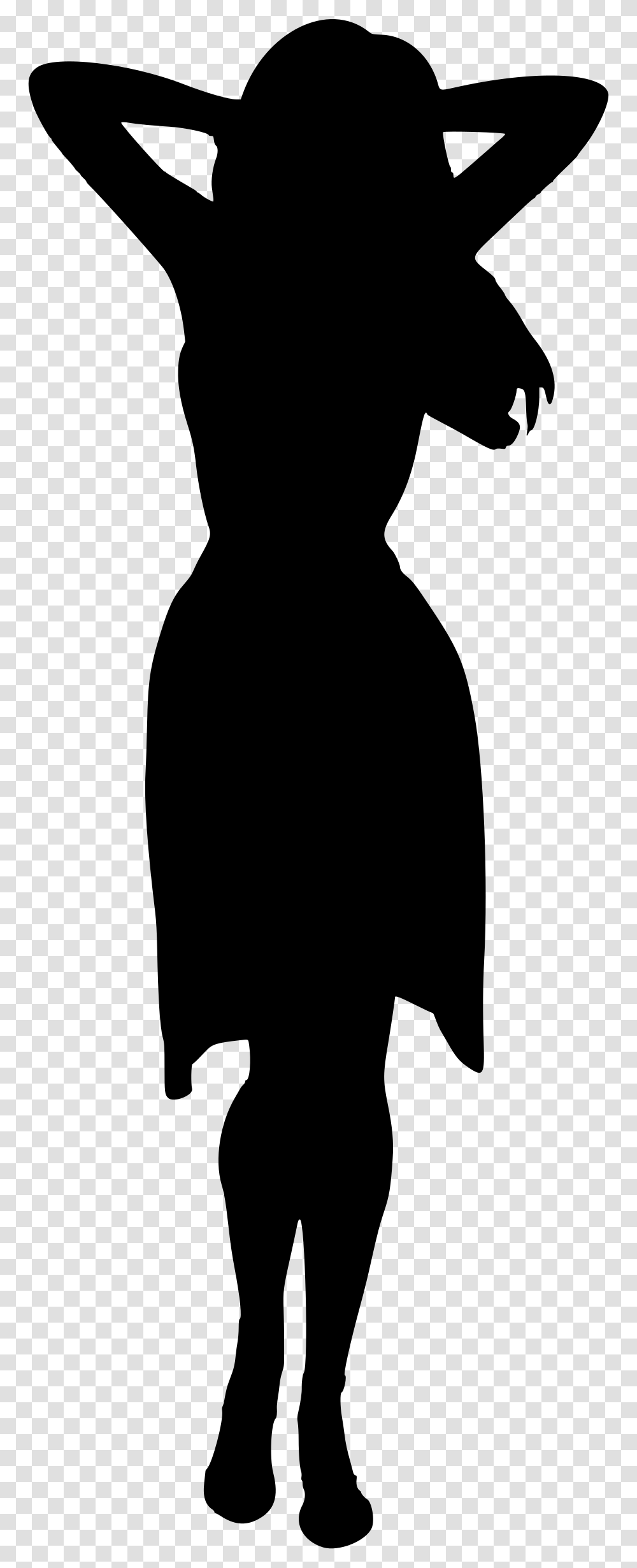 Siluetas De Mujeres Clipart Silhouette Of Girl, Gray, World Of Warcraft Transparent Png