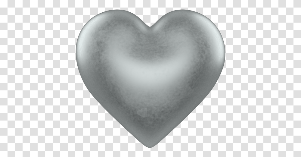 Silver 3d Love Heart With Background Valentine Silver Hearts, Egg, Food, Moon, Outer Space Transparent Png