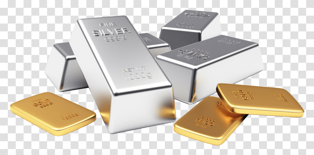 Silver Amp Gold Barras De Ouro E Prata, Mobile Phone, Electronics, Cell Phone, Platinum Transparent Png
