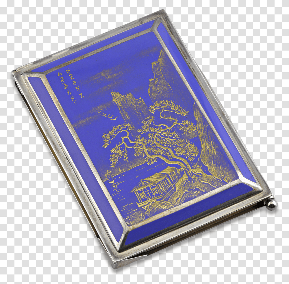 Silver And Enamel Note Pad And Pencil Visual Arts, Passport, Id Cards, Document Transparent Png