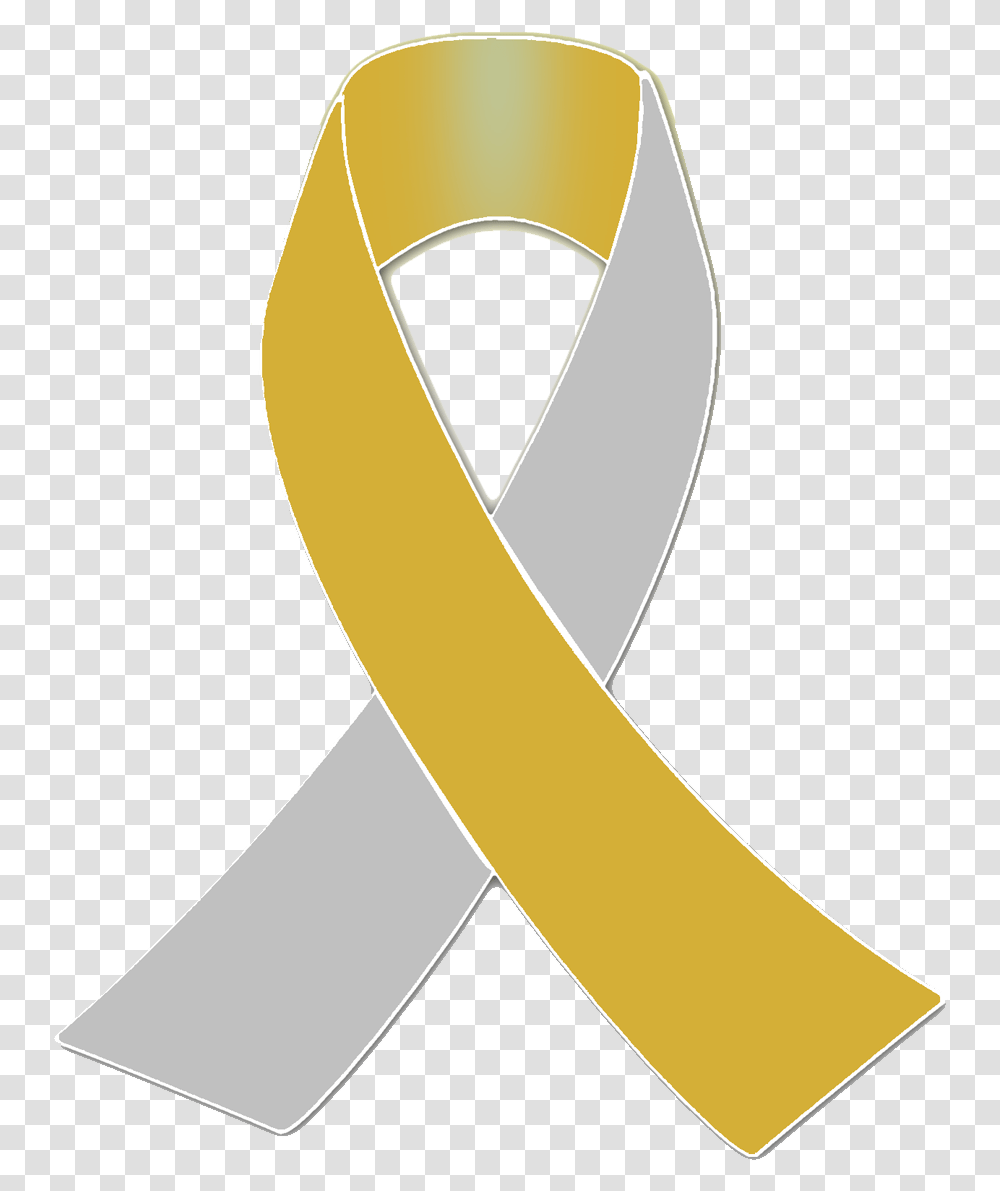 Silver And Gold Awareness Ribbon Sign, Hand, Accessories, Accessory, Jewelry Transparent Png