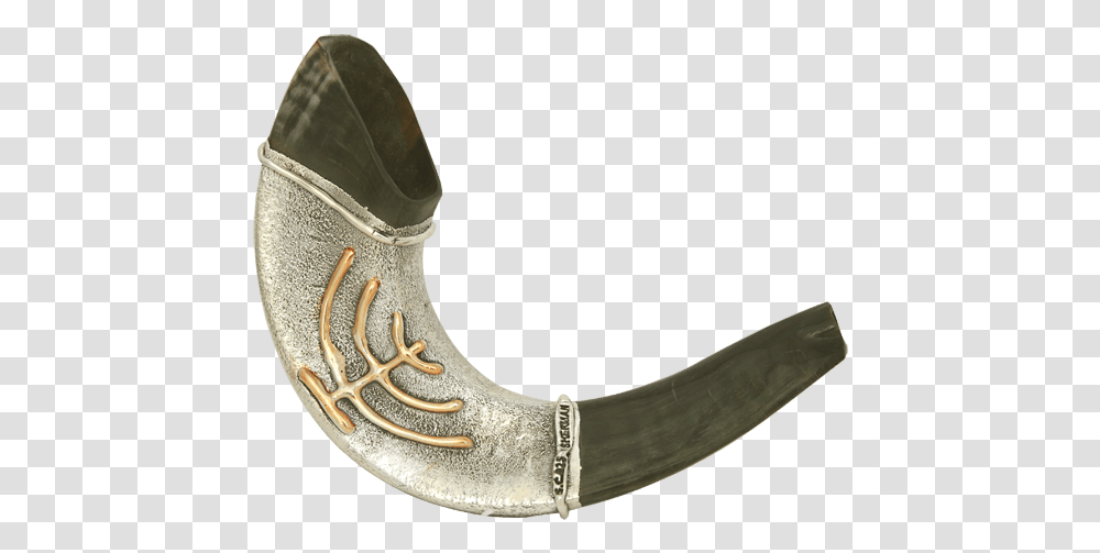 Silver And Gold Plated Ram Horn Shofar 100 Kosher 12 14 Solid, Clothing, Apparel, Brass Section, Musical Instrument Transparent Png