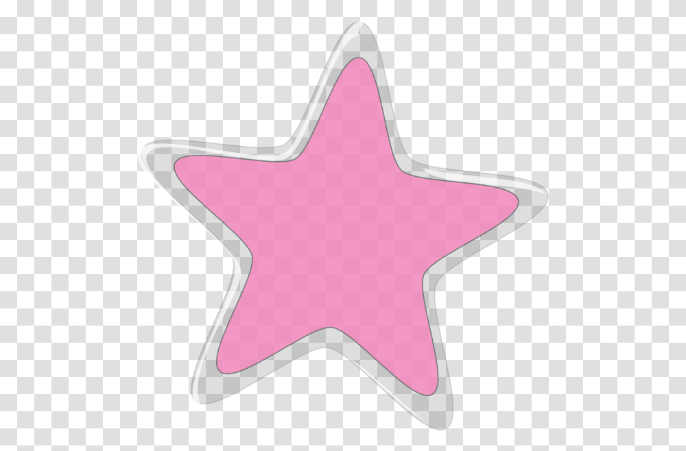 Silver And Pink Star Cartoons Silver And Pink Star, Star Symbol Transparent Png