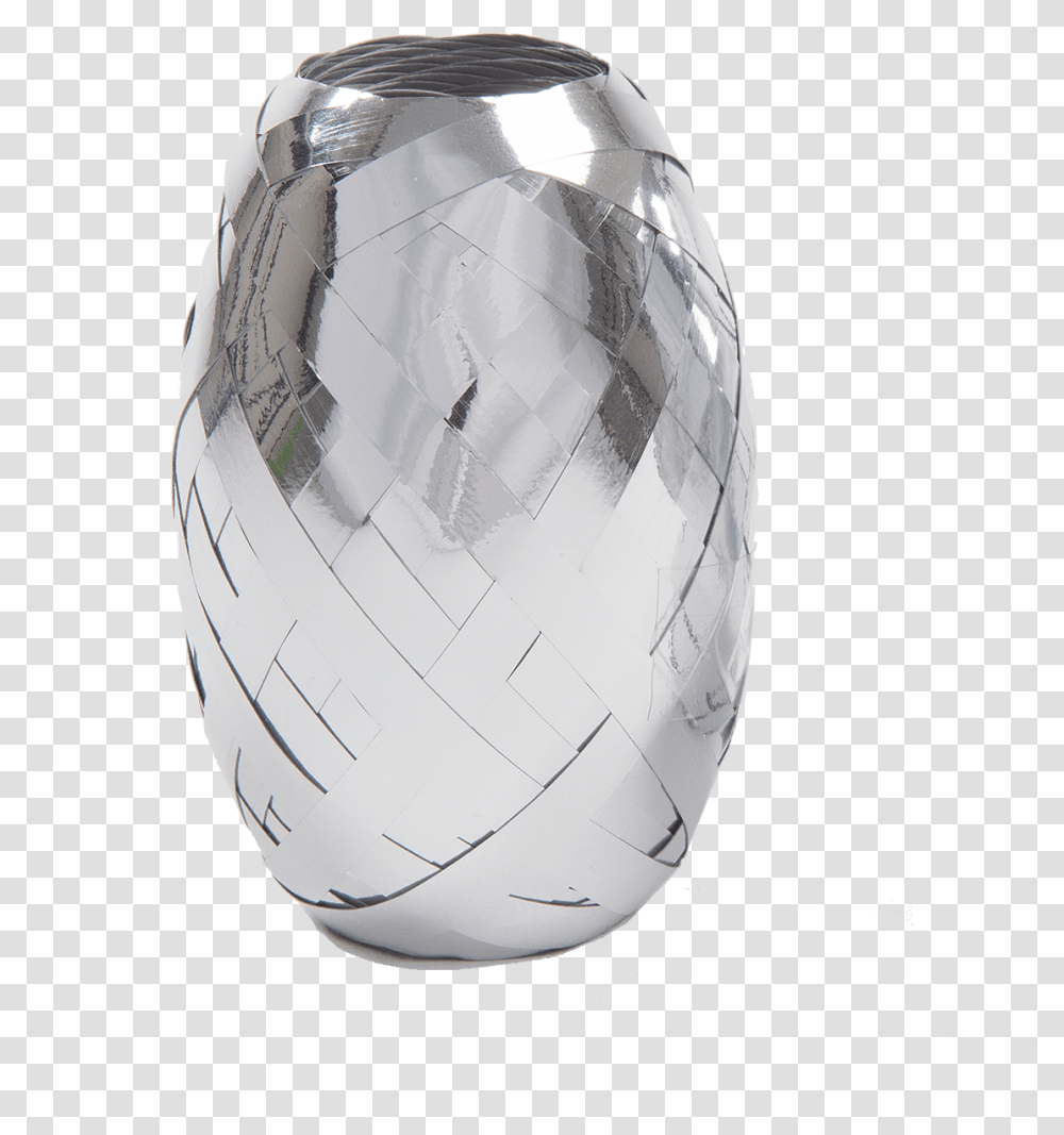 Silver Balloon Ribbon 20m Vase, Jar, Pottery, Soccer Ball, Football Transparent Png