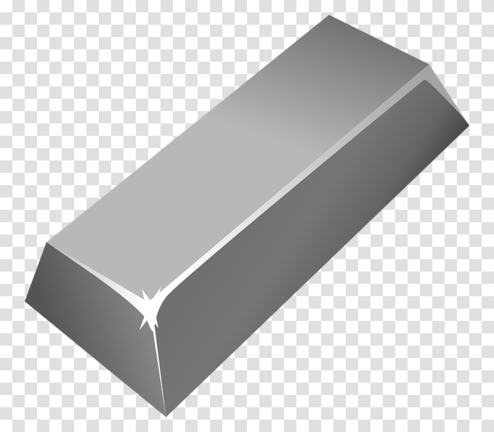 Silver Bar Image, Rubber Eraser, Wedge Transparent Png