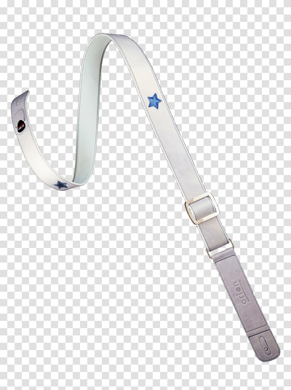 Silver Blue Leather Guitar Strap Silver Leather Guitar Strap, Wristwatch, Sword, Blade, Weapon Transparent Png