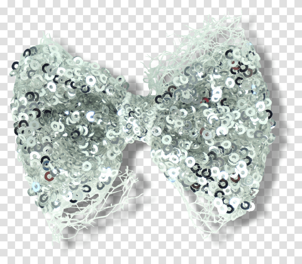 Silver Bow Bead Transparent Png