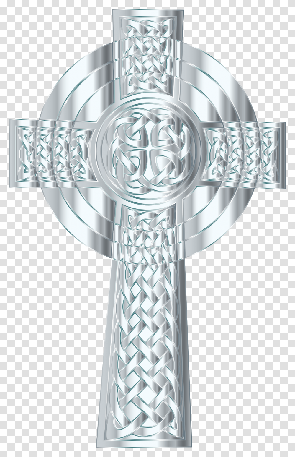 Silver Celtic Cross 3 Clip Arts Cross Catholic Icon, Trophy, Weapon, Weaponry, Blade Transparent Png