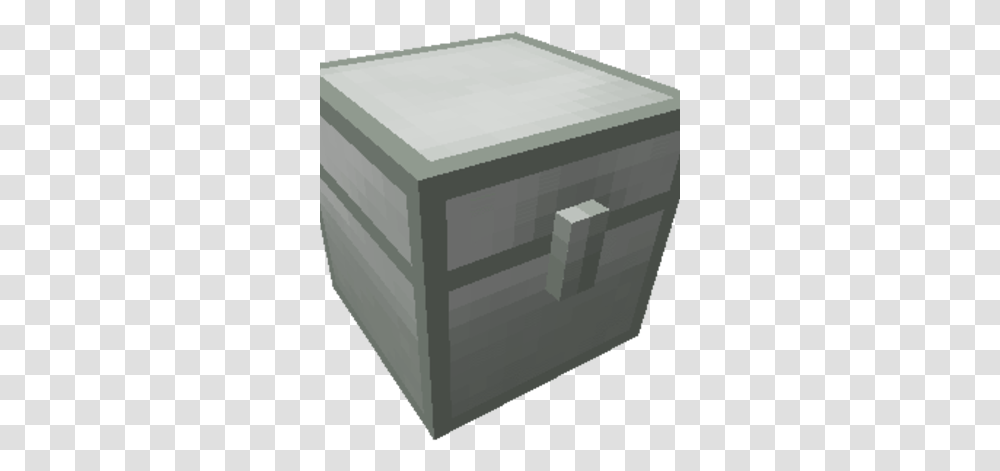 Silver Chest Box, Furniture, Mailbox, Letterbox, Cabinet Transparent Png
