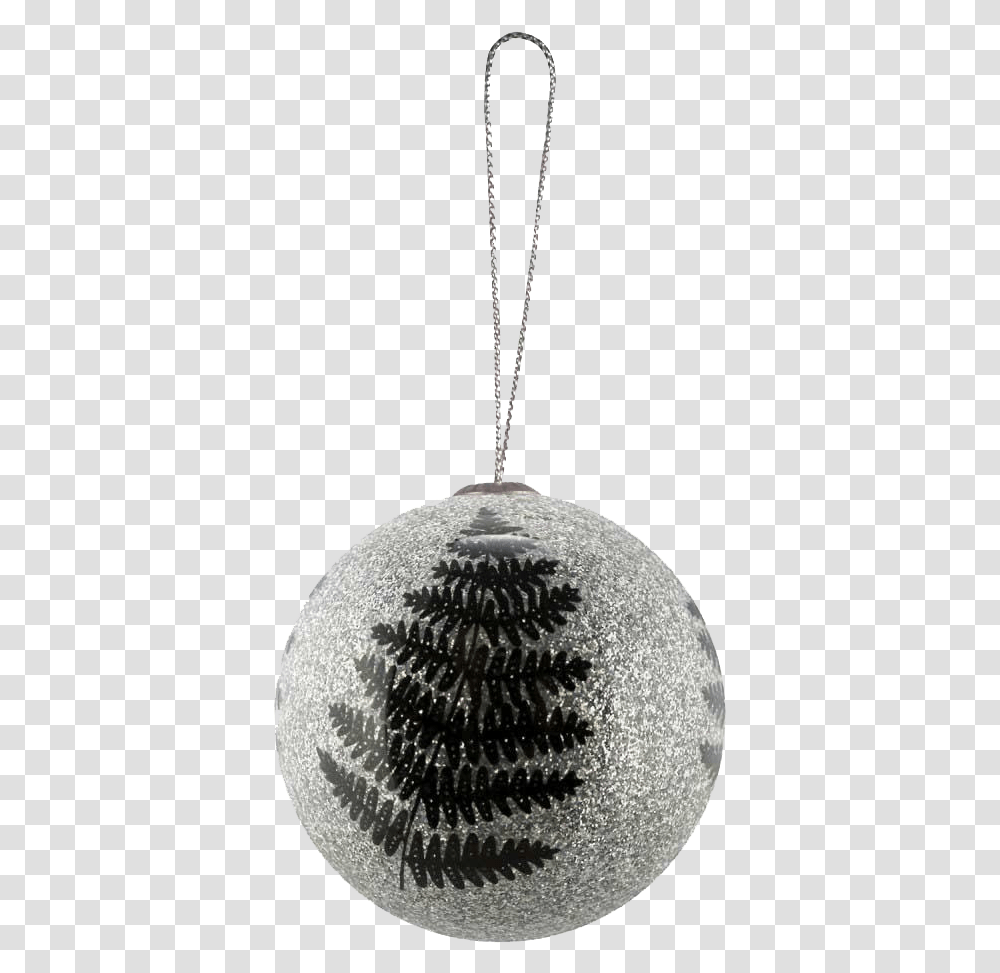 Silver Christmas Ball Hd Christmas Ornament, Lamp, Lampshade Transparent Png