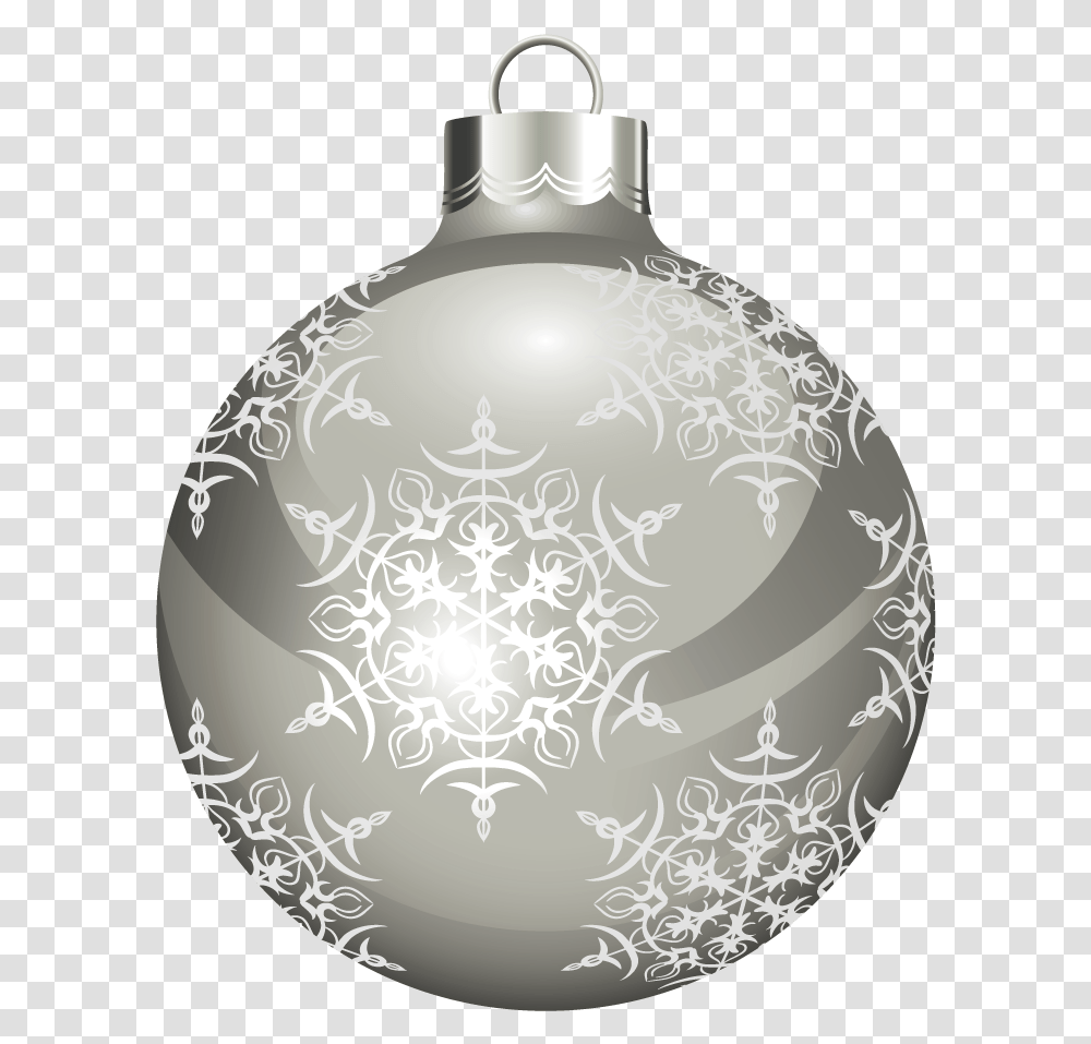 Silver Christmas Ornaments Silver Christmas Ornament Clipart, Lamp, Bottle, Pattern, Cosmetics Transparent Png