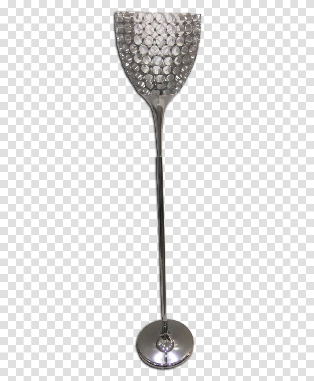 Silver Chrome Hollow Circle Long Floor Lamp F372s Wine Glass, Weapon, Weaponry, Spoon, Cutlery Transparent Png