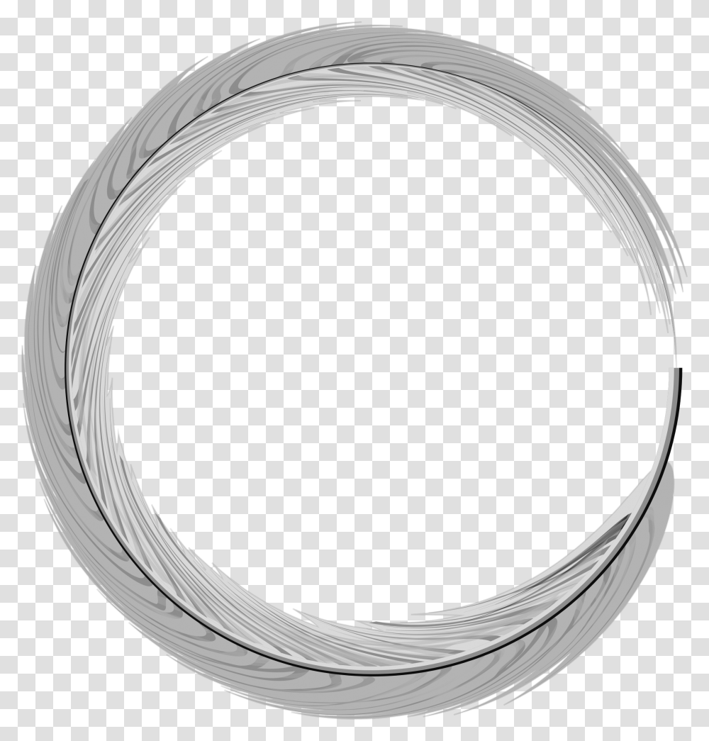 Silver Circle Frame, Wire, Photography Transparent Png