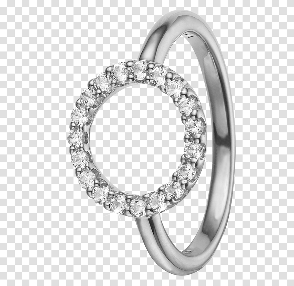 Silver Circle Ring With Gold Or Rhoduim Ring, Jewelry, Accessories, Accessory, Diamond Transparent Png