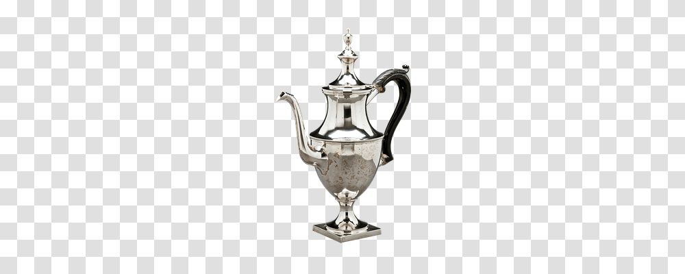 Silver Coffeepot Pottery, Teapot, Sink Faucet Transparent Png