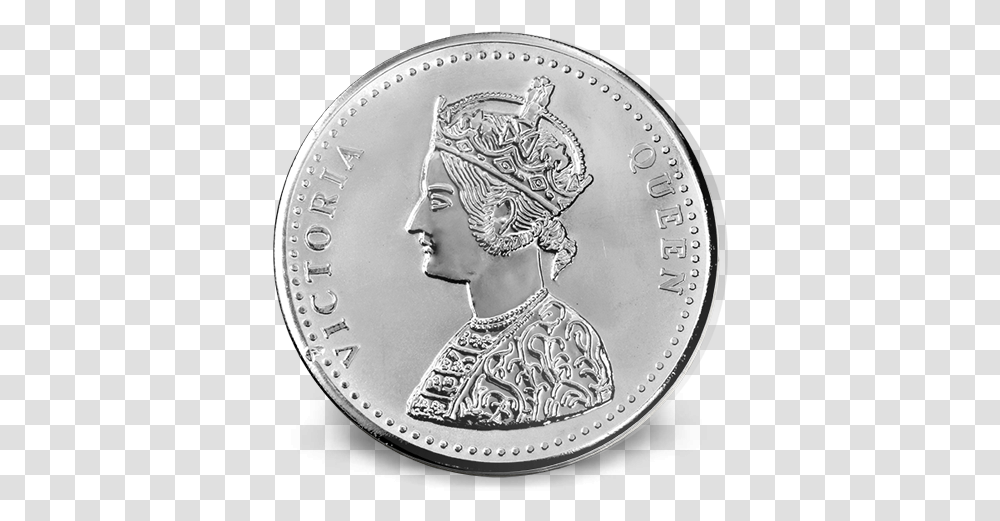 Silver Coin Victoria, Money, Person, Human, Nickel Transparent Png