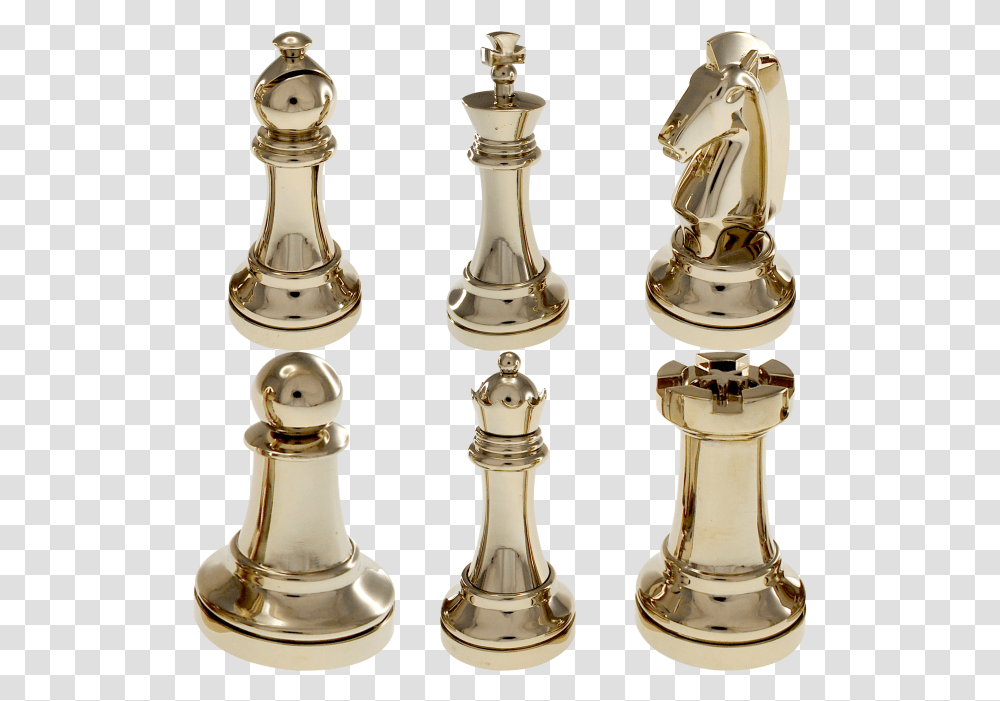 Silver Color Chess Puzzle Set Silver Color Chess Piece, Game, Bronze Transparent Png