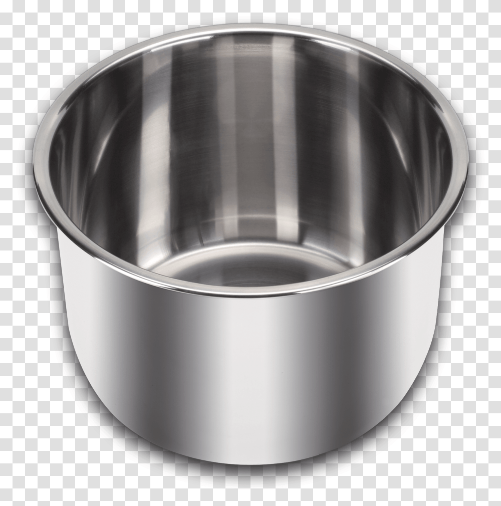 Silver Cooking Pot Clip Arts Stainless Steel Rice Pot, Bowl, Mixing Bowl, Mixer, Appliance Transparent Png