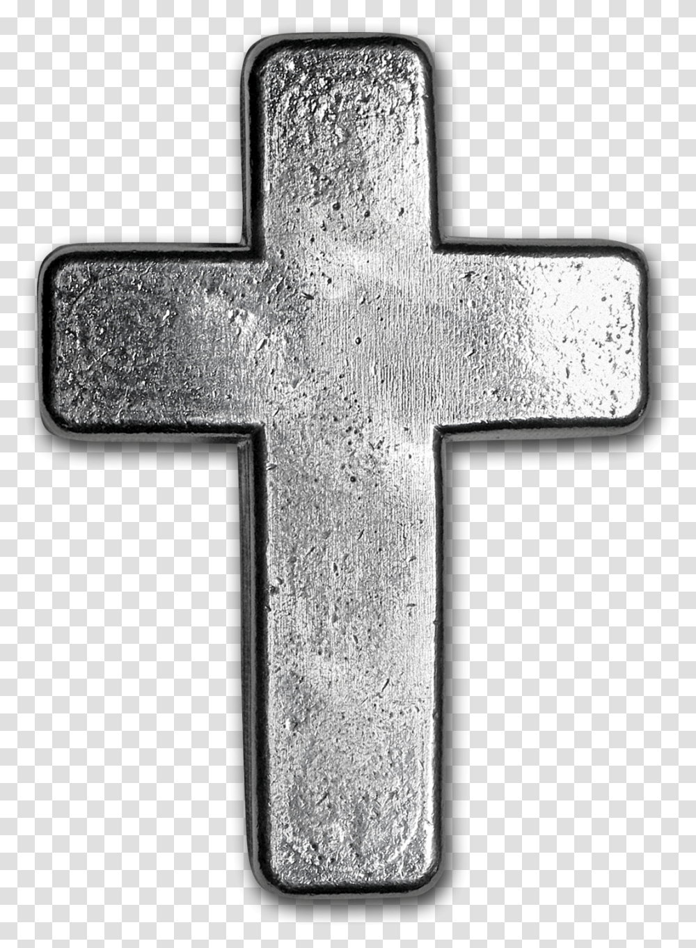 Silver Cross Cross, Crucifix Transparent Png