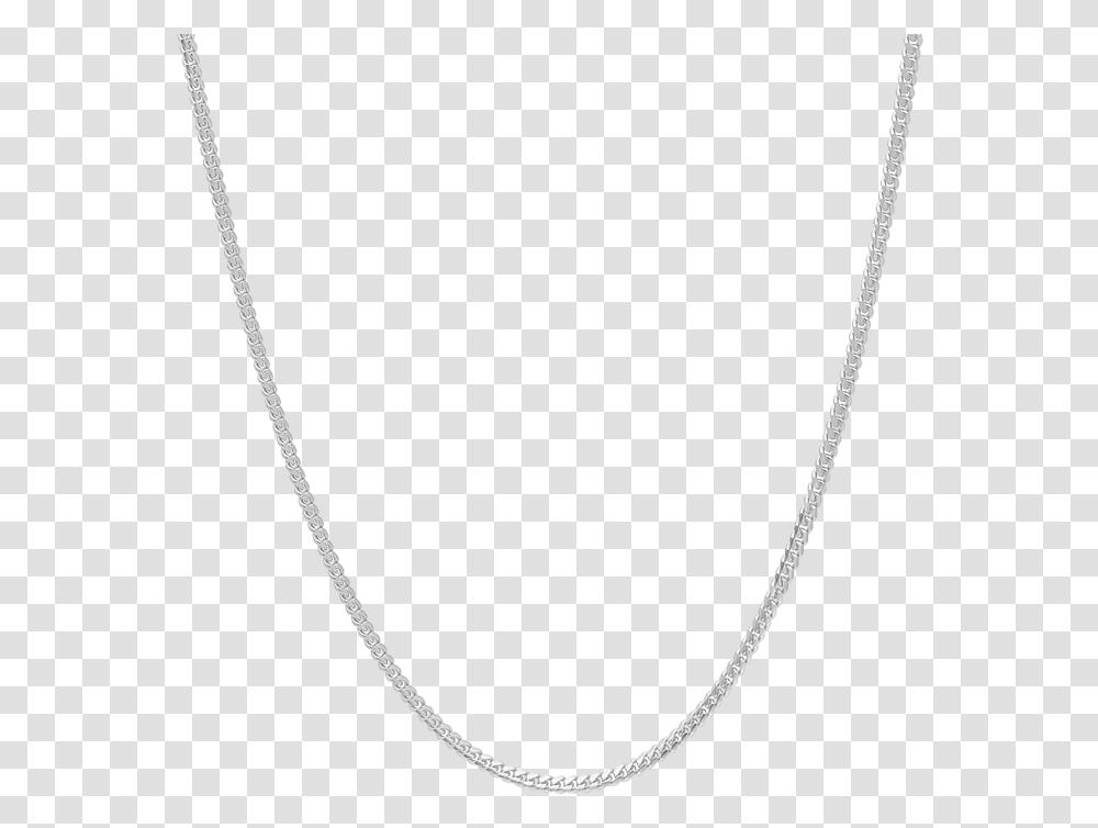 Silver Cuban Chain Necklace Necklace, Jewelry, Accessories, Accessory, Armor Transparent Png