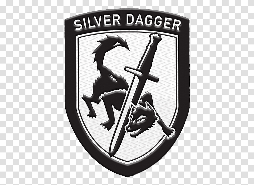 Silver Dagger Resident Evil Patches, Emblem, Armor, Person Transparent Png