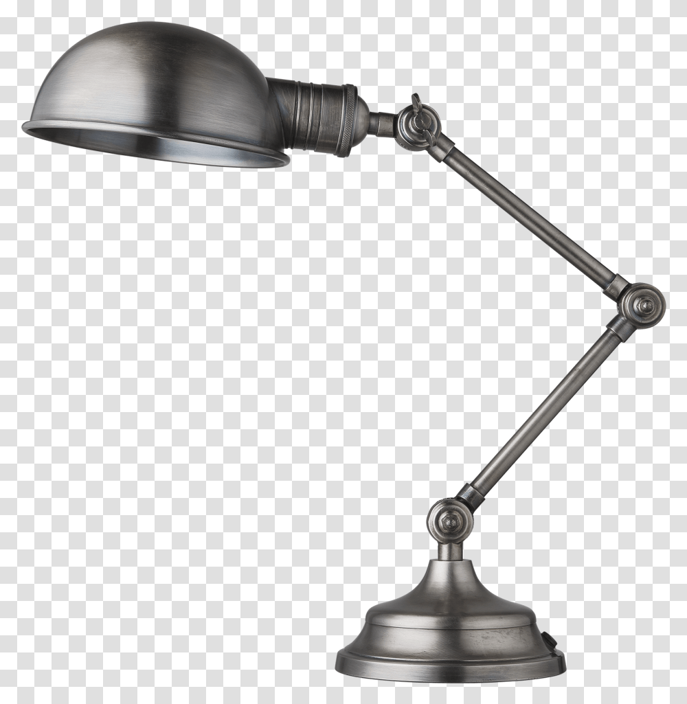Silver Desk Lamp, Lampshade, Table Lamp Transparent Png