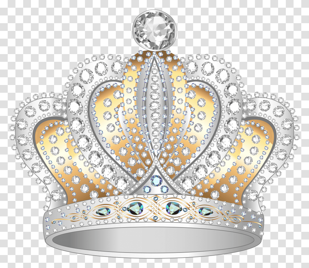 Silver Diamond Crown Logo Logodix Gold Queen Crown, Accessories, Accessory, Jewelry, Tiara Transparent Png