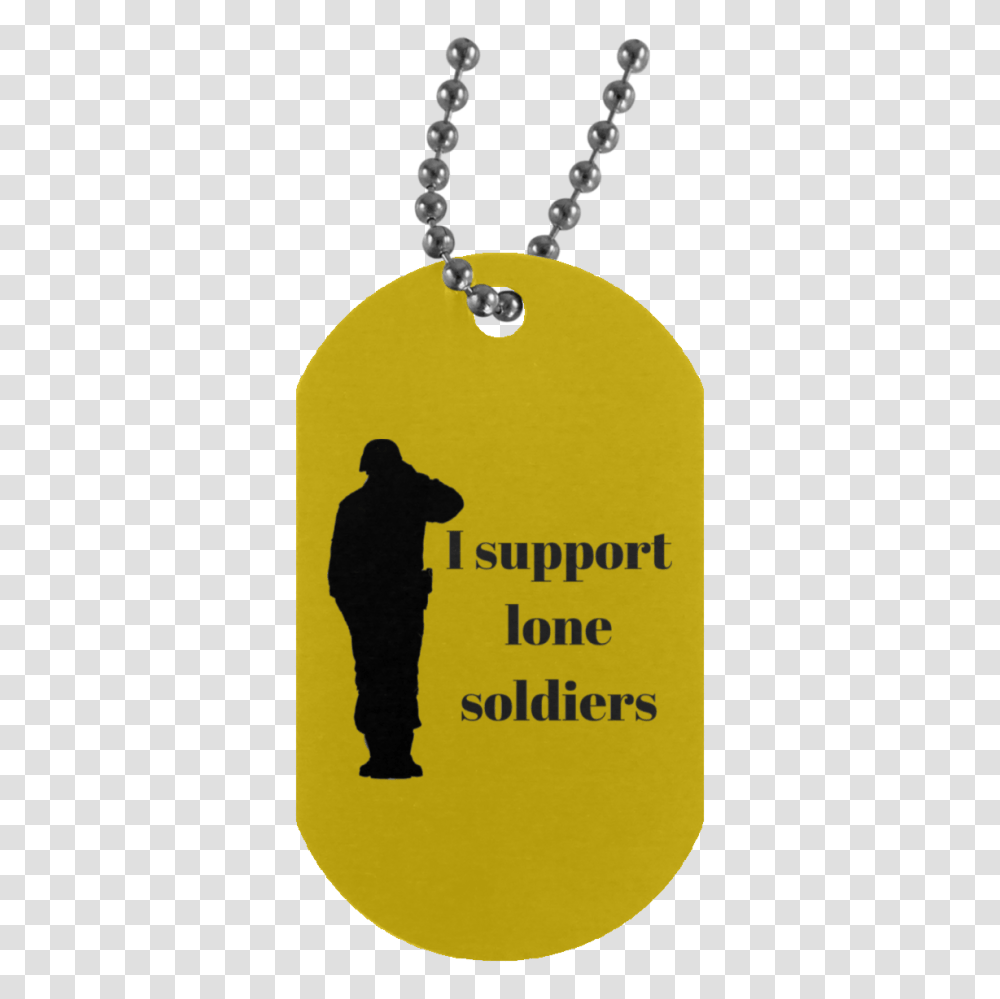 Silver Dog Tag Lsc Store, Person, Human, Pendant, Necklace Transparent Png