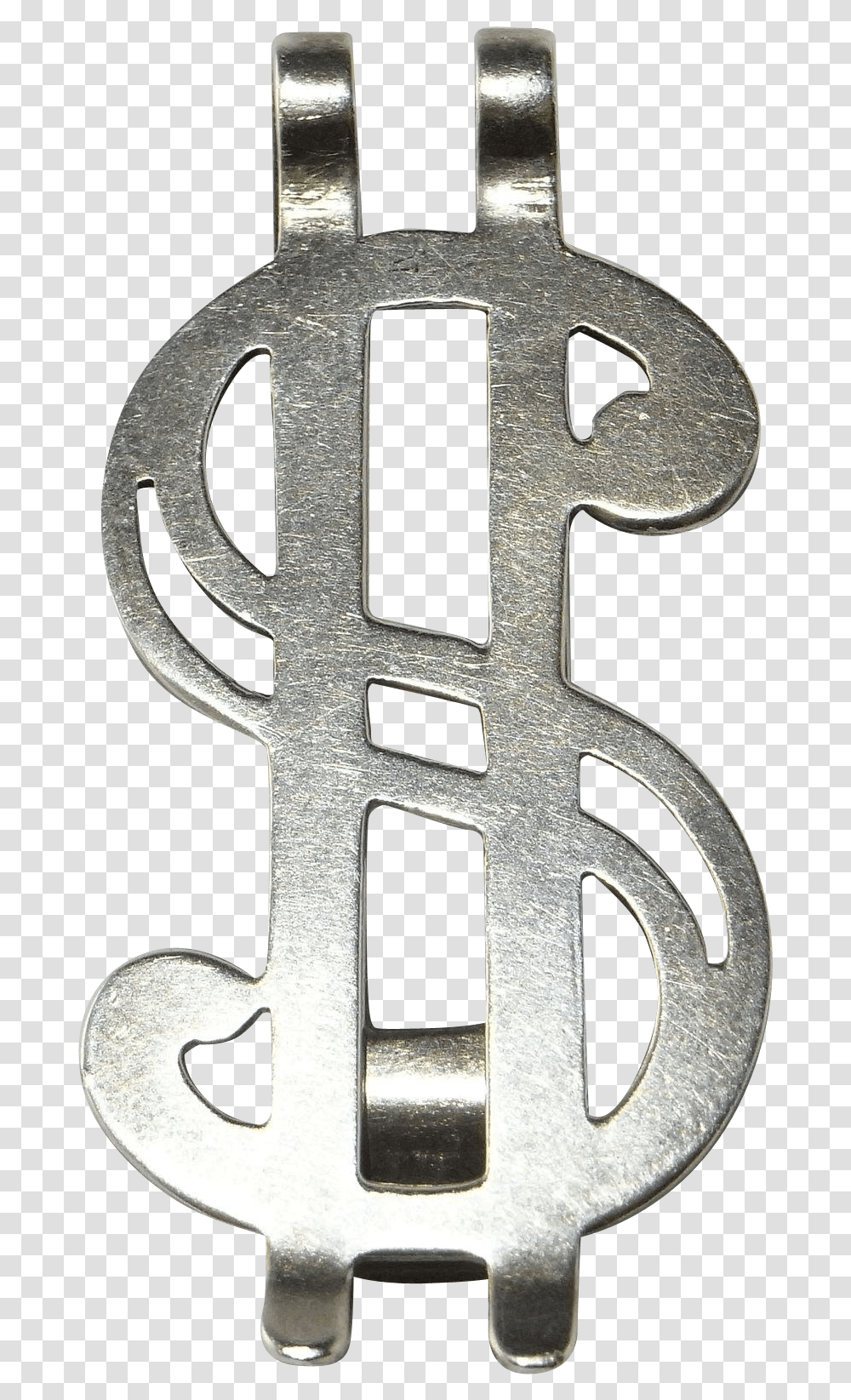 Silver Dollar Sign, Cross, Alphabet Transparent Png