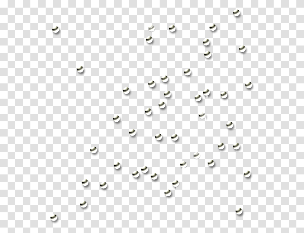 Silver Dots Black And White, Paper, Confetti, Droplet, Bubble Transparent Png