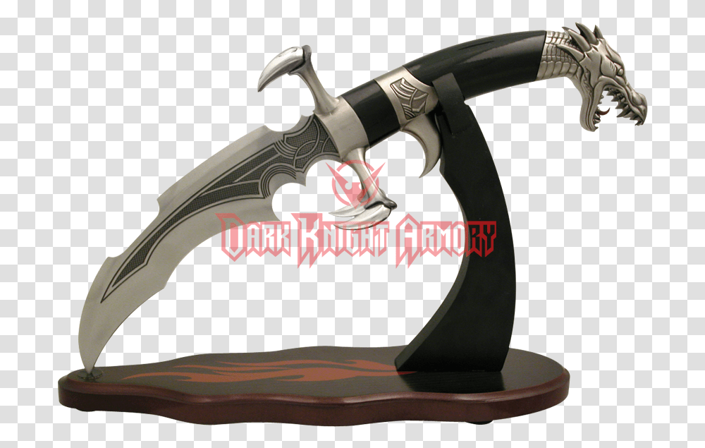 Silver Dragon Claw Dagger Download Fantasy Dragon, Weapon, Weaponry, Knife, Blade Transparent Png
