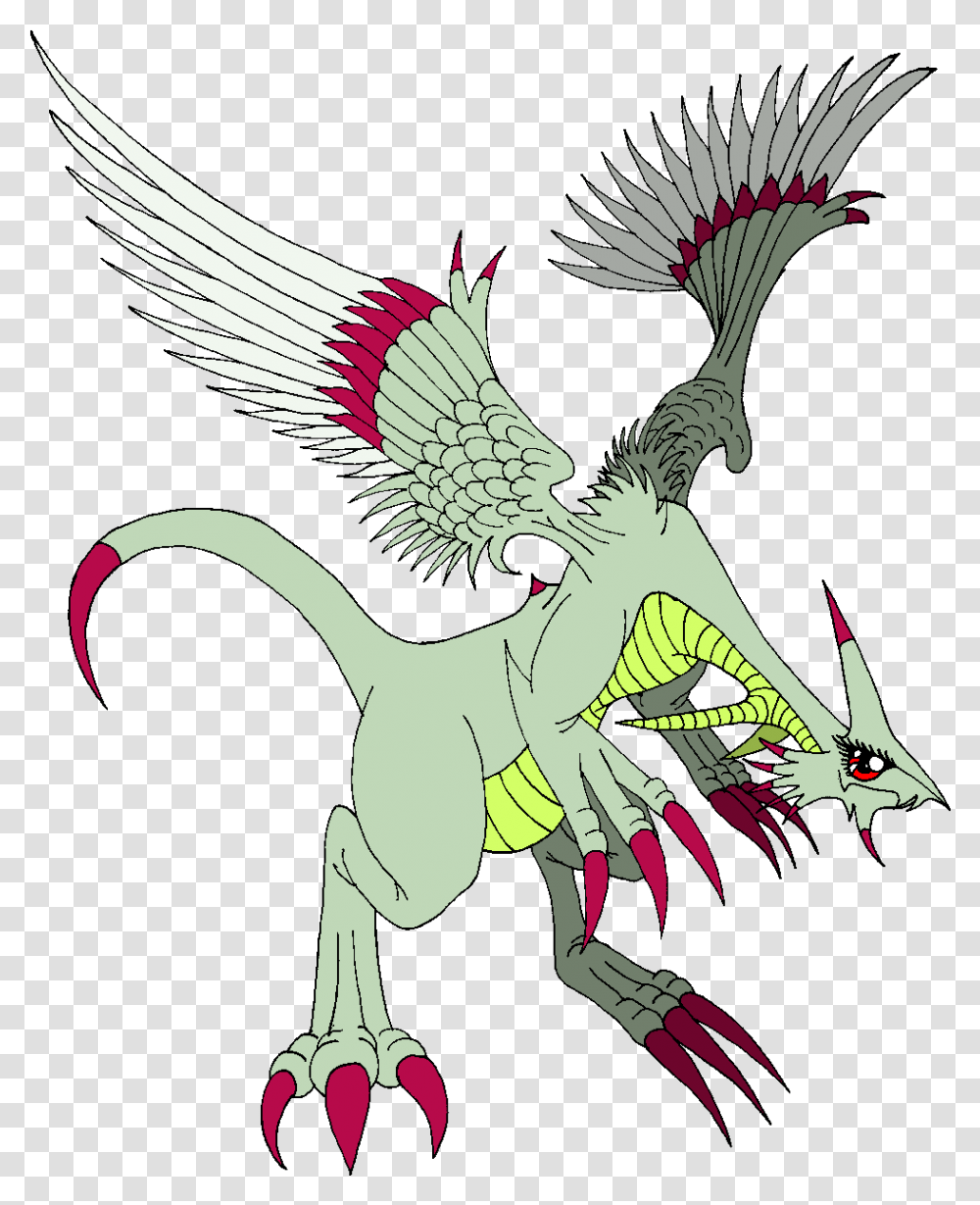 Silver Dragon Illustration, Bird, Animal, Dinosaur, Reptile Transparent Png