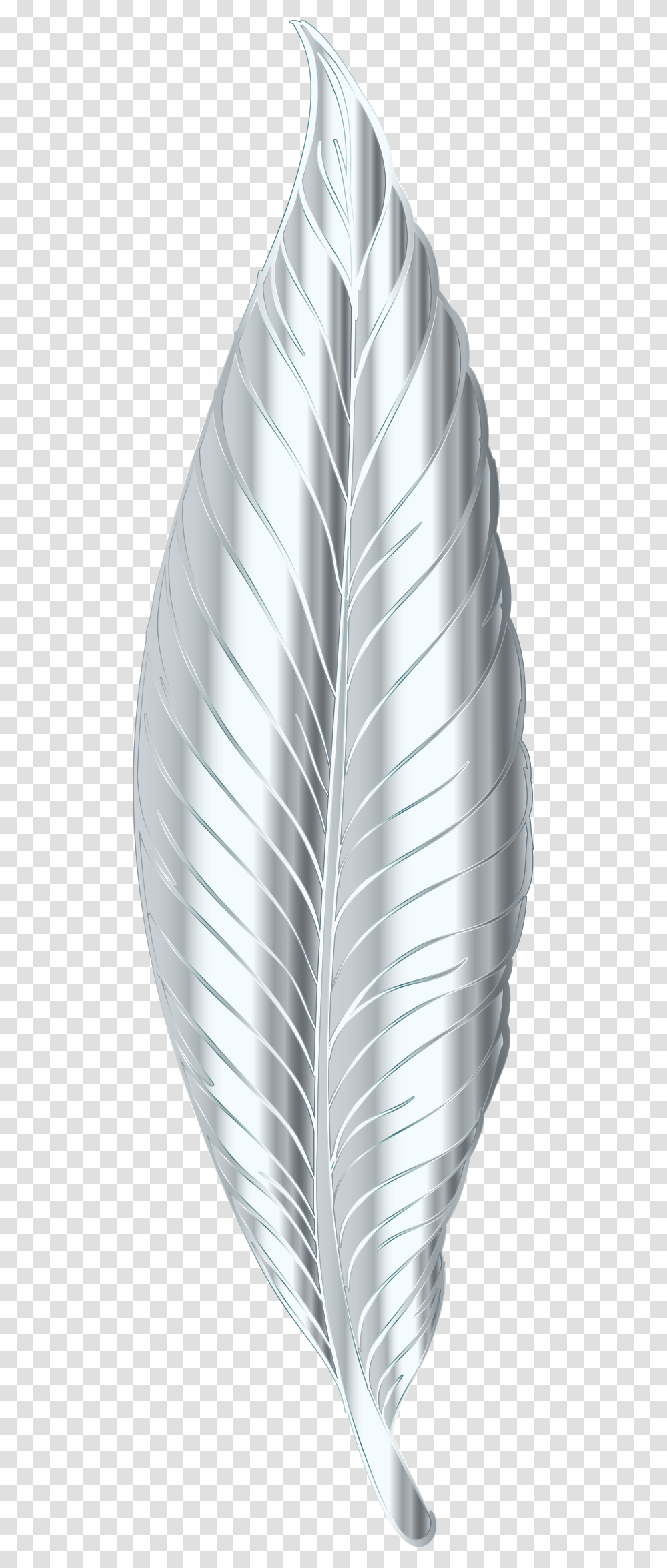 Silver Feather Clip Arts Silver Feather, Plant, Home Decor, Aluminium, Crystal Transparent Png