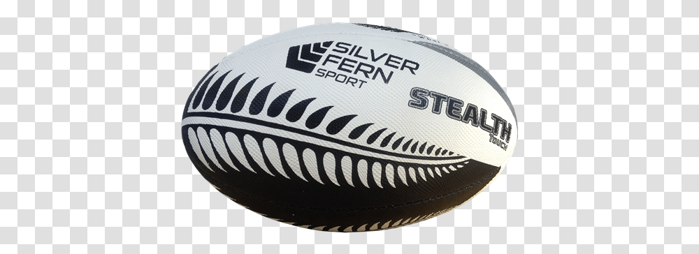 Silver Fern Stealth Touch Rugby Ball Rugby Ball New Zealand, Sport, Sports, Baseball Cap, Hat Transparent Png