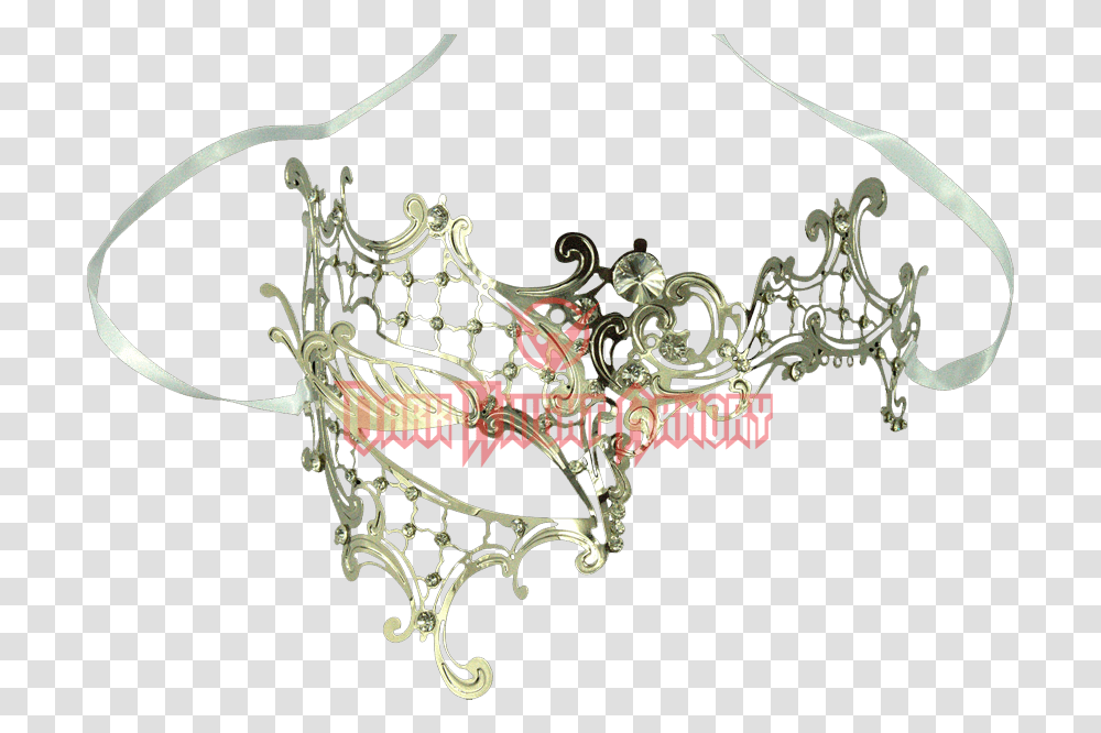 Silver Filigree Masquerade Mask Iron, Accessories, Accessory, Tiara, Jewelry Transparent Png