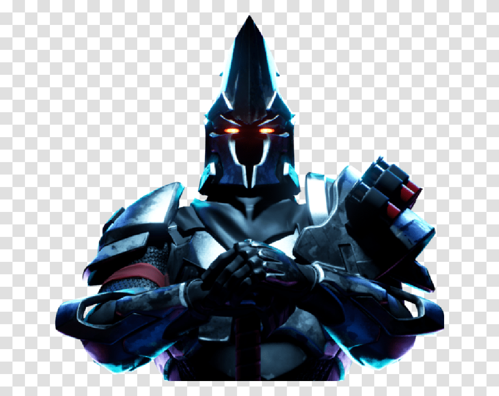 Silver Fortnite Season X Ultima Knight, Person, Human, Robot, Toy Transparent Png