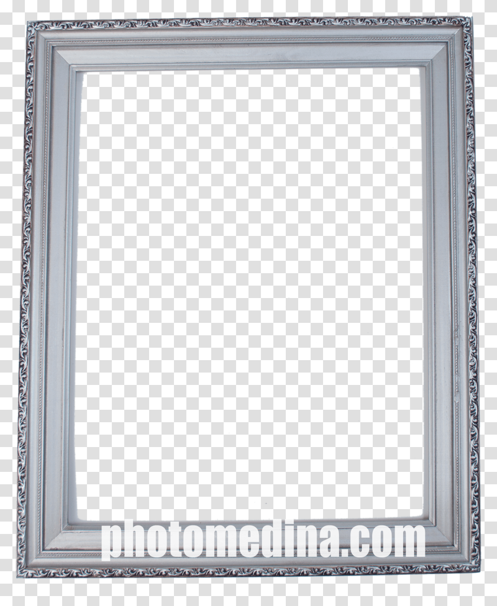 Silver Frame Picture Frame Transparent Png