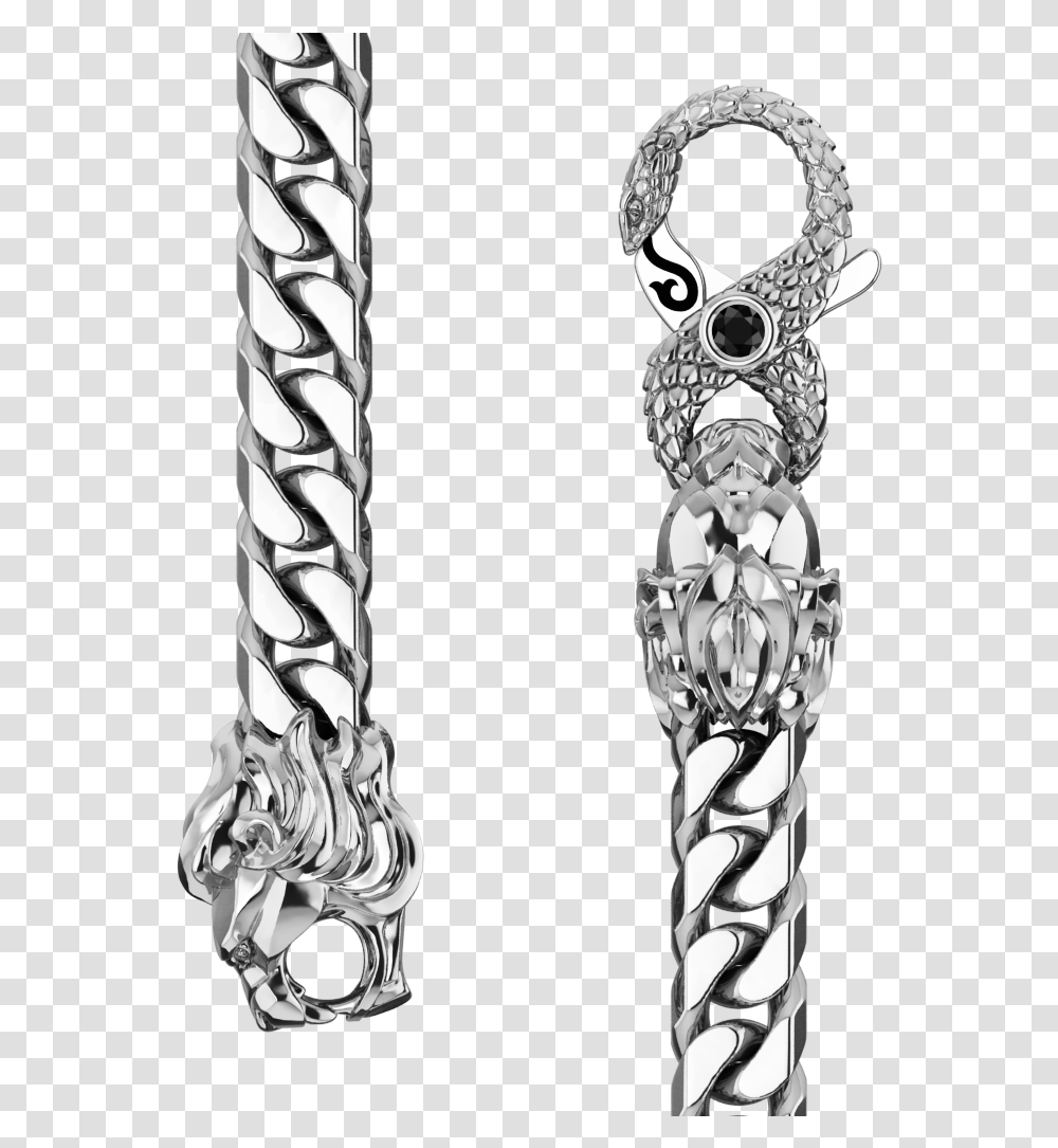 Silver Franco Chain, Crystal, Architecture, Hip, Cutlery Transparent Png